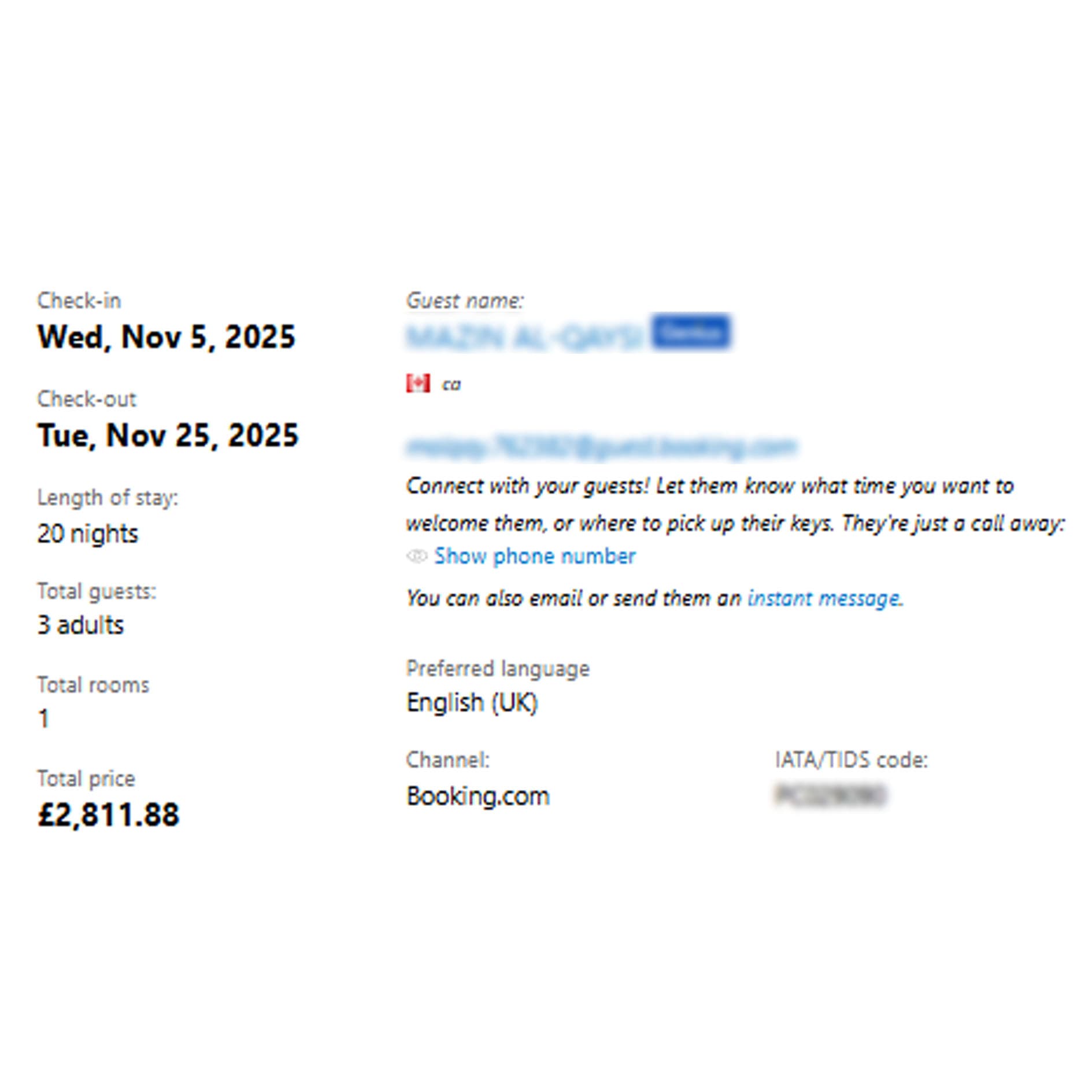 Student booking performance 6