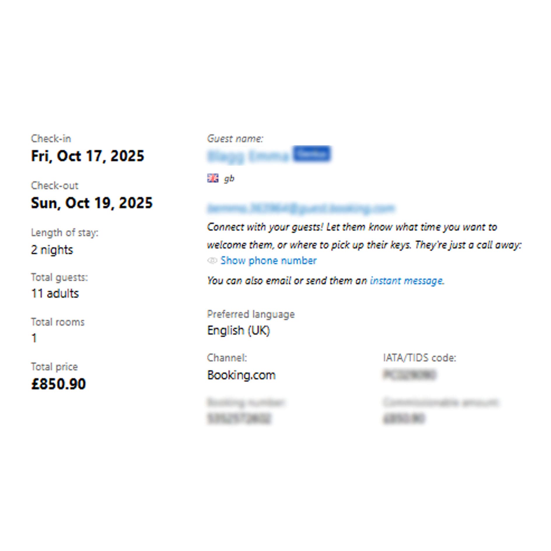 Student booking performance 7